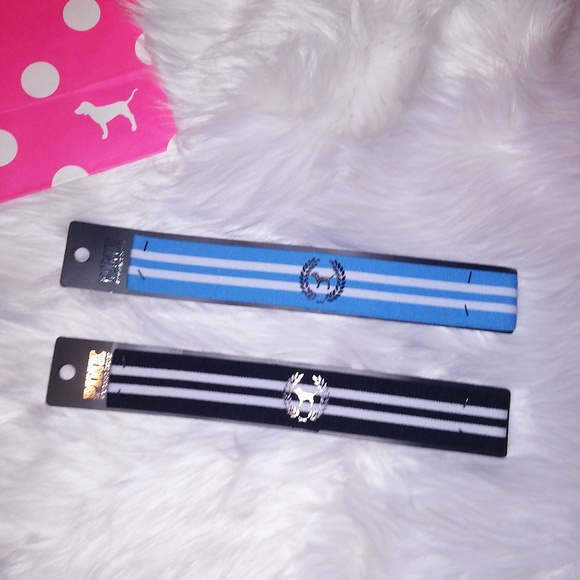 Set of 2 Victoria Secret PINK‎ Headbands - Picture 2 of 5
